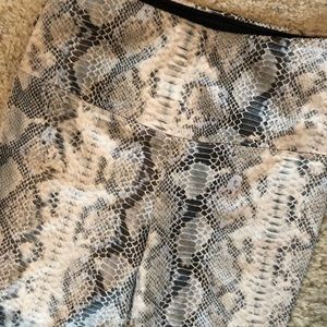 Athena Marie Snake print tummy control leggings